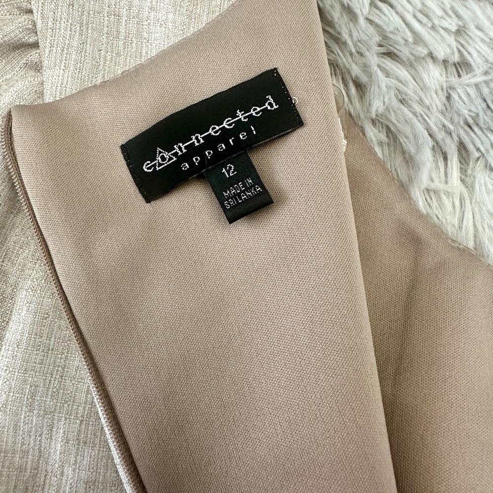 Dress Barn Cap Sleeve Belted Dress - Picture 11 of 12